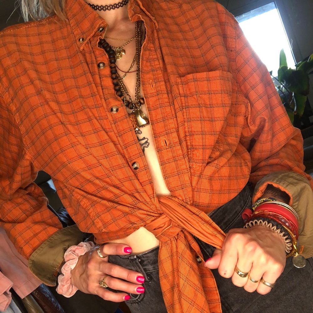 Vintage corduroy button up